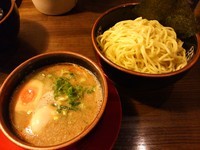 「つけ麺（大：２．５玉）　＋味玉：クーポン券」@きまはち商店の写真