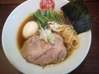 「魁花らーめん・味玉入り￥850円」@天然魳煮干だしらーめん創房 魁花の写真