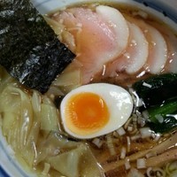 「叉焼ワンタン麺900円」@奥州白河ラーメン ○政の写真