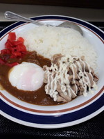 「豚玉カレー500円」@名代 富士そば 御徒町駅前店の写真
