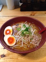 「味噌らぁめん + 半熟煮玉子 + チャーシュー2枚」@大公の写真