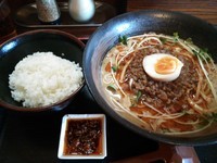 「担々麺＋小ライス　730＋50＝780円」@和風らーめん 凪の写真