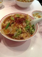 「TOKIO醤油 +固ゆで北極味玉」@蒙古タンメン 中本 新宿店の写真