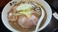 「こってり煮干ラーメン＝７５０円」@煮干しらーめん青樹 立川店の写真