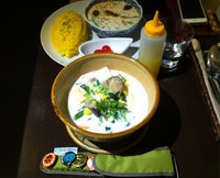 「グリーンカレーラーメン」@グリーンカレー専門店 メティの写真