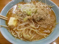 「味噌ラーメン+もやし+バター（850円）」@えぞっ子 蔦江の写真