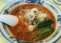 「坦々麺（激辛）840円」@手作り餃子ラーメン まる長の写真