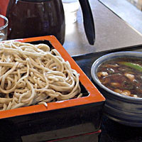 「鴨せいろ＋おかわりせいろ」@そばの里 ときわの写真