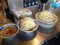「濃厚つけ麺＋野菜多め ¥780」@ラーメン大 堀切店の写真