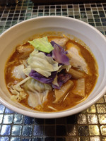 「特製海老らーめん 替玉２玉」@らーめん 五ノ神製作所の写真