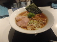 「鴨脂と蛤の醤油（三年熟成生醤油）+肉めし」@SOBAHOUSE金色不如帰の写真