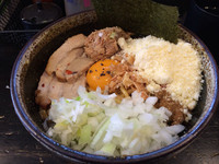 「カレーまぜそば+チーズ」@狼煙 〜NOROSHI〜の写真