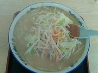 「味噌ラーメン800円・野菜増し無料」@麺屋風天の写真