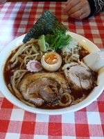 「辛口中華そば（大）」@らー麺Chopの写真