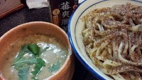 「つけ麺　全粒粉300ｇ　800円」@烈志笑魚油 麺香房 三くの写真