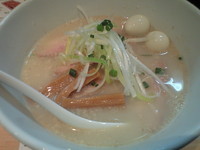 「牛骨塩まろらぁめん（650円）」@らぁめんまんの写真