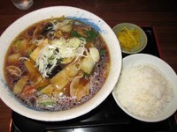 「広東麺＋小ライス　680円（ランチ）」@中華ダイニング いい田の写真