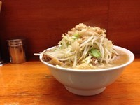 「小ラーメン　ニンニクアブラ」@ラーメン二郎 立川店の写真