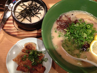 「柚子王+セット(餃子石焼き山芋あんかけごはん)」@ラーメン凪 豚王 大宮店の写真