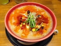 「トマト豚骨ラーメン」@まんかい 福島本家の写真