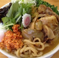 「ブタそば味噌の陣　スネＷ1000円」@MENYA 食い味の道有楽の写真