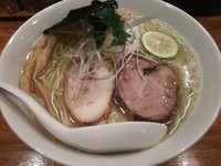 「【限定】カマス煮干そば＋大盛　850＋100＝950円」@中華そば田家 ふくふくの写真