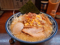 「限定 味噌そば 大盛 + 味玉」@中華そば 旋の写真