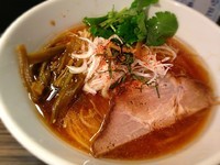 「鰺ニボそば」@志奈そば 田なかの写真