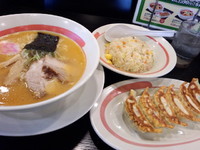 「味噌らーめんミックスランチ735円」@幸楽苑 三郷中央店の写真
