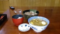 「限定メニューカレーつけ麺、SPトッピング」@麺処TANAKAの写真