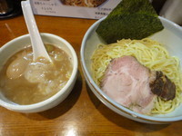 「つけめん＋煮玉子」@藤原らーめん店・カレー店の写真