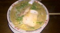 「ラーメン＋ライス（６５０円）ランチセット」@ふくちゃんラーメンの写真