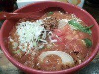 「トマトらーめん 750円」@龍の子 所沢店の写真