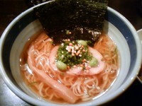 「限定 海の白醤油ラーメン」@東京駅 斑鳩の写真