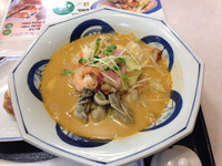 「かきチャンポン 1辛」@リンガーハット 千葉祐光店の写真