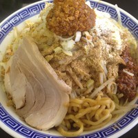 「まぜそば800円」@東葛MARUKAKU 南柏店の写真