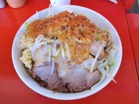 「小ラーメン+ぬる麺+あぶりみそ」@ラーメン 学の写真