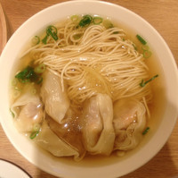 「蝦肉餛飩麺  160元」@鼎泰豐 本店の写真