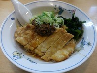 「【期間限定】汁なし肉揚げタンタンメン（大盛り）」@テンホウ 穂高店の写真