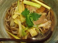 「鴨南蛮880円（太打ち選択）」@そば道 東京蕎麦styleの写真