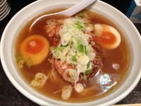 「地鶏ラーメン (850円)」@尼龍の写真