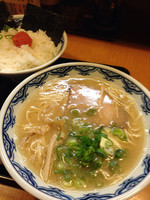 「Aセット「ラーメン＋明太ご飯」」@麺徳の写真