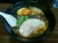 「豚骨黒らーめん750円」@麺屋 一矢の写真