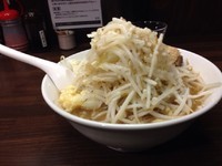 「ラーメン　ニンニクヤサイアブラ　680円」@無頼庵の写真