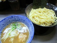 「濃厚魚介つけめん+カレ変ライス」@麺屋 中川會 神保町店の写真