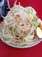 「らーめん 煮たまご 野菜増し」@ラーメン大 名古屋店の写真