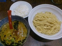 「カレーつけ麺￥750＋小ライス￥50＝￥800」@8823製麺の写真