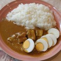 本日のＢ（ポーク＆玉子カレー）セット\850