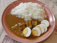 「本日のＢ（ポーク＆玉子カレー）セット\850」@カレーの店 百里香の写真