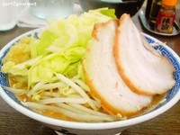 「正油ラーメン ニンニクアブラ　(700円)」@らーめん 旭郎山の写真